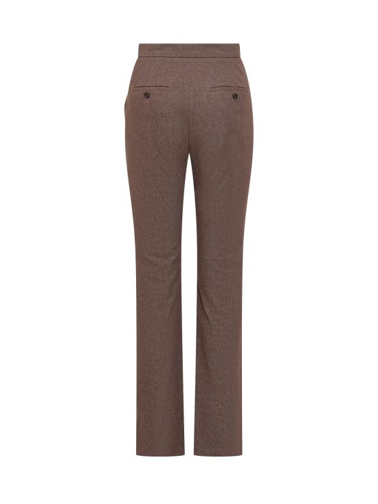 25SS 막스마라 스트레이트 팬츠 2511131013600 002 CAFFE BIANCO - MAX MARA