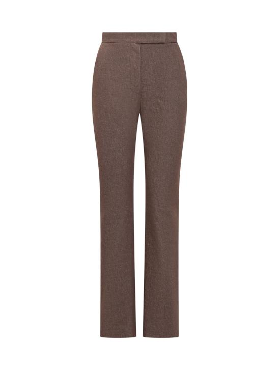 25SS 막스마라 스트레이트 팬츠 2511131013600 002 CAFFE BIANCO