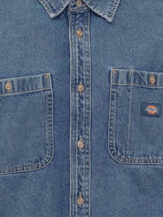 25SS 디키즈 데님 셔츠 DK0A4YF5CLB1 CLB1 CLASSIC BLUE - DICKIES