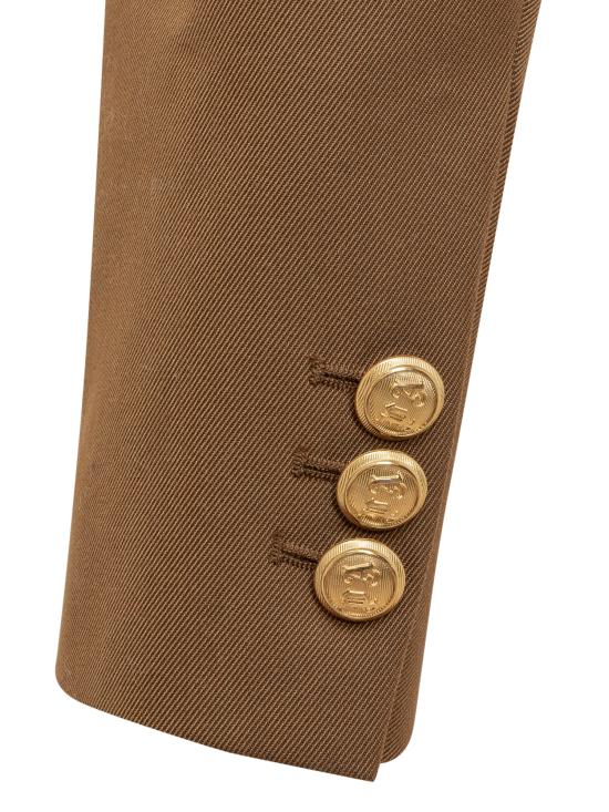  팜앤젤스 수트 자켓 PWEN032F23FAB001 6076 BROWN GOLD - PALM ANGELS