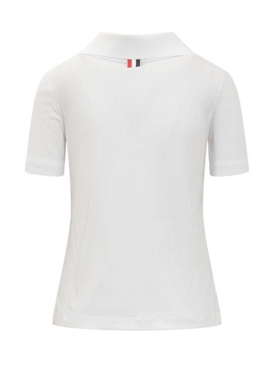  톰브라운 폴로 티셔츠 FJP076AJ0066 100 WHITE - THOM BROWNE