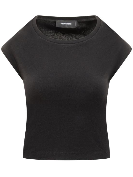 25FW 디스퀘어드2 반팔 티셔츠 S75GD0483D20021 900 BLACK