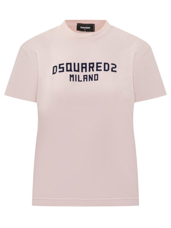 25FW 디스퀘어드2 반팔 티셔츠 S75GD0471D20020 973 PASTEL PINK