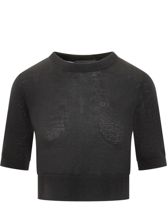 25FW 디스퀘어드2 스웨터 S75HA1383S18310 900 BLACK