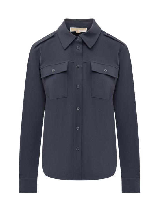  마이클 코어스 셔츠 MF4400CENX 419 ADMIRAL BLUE