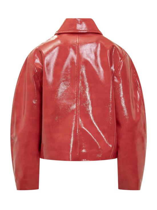 25FW 엠에스지엠 가죽 자켓 3941MDH06X257614 18 SCARLET - MSGM