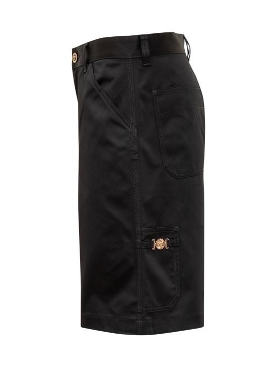 25SS 베르사체 숏팬츠 10199011A01718 1B000 BLACK - VERSACE
