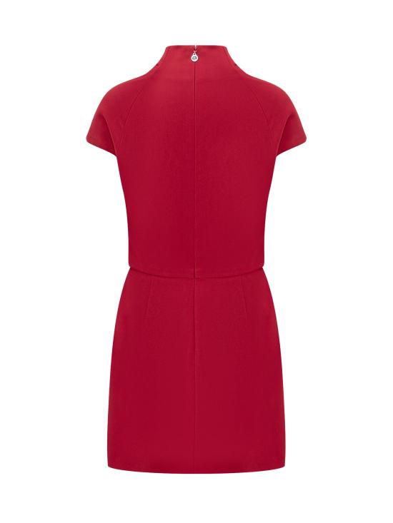  베르사체 숏 원피스 10173071A12265 1RB30 LIPSTICK RED - VERSACE