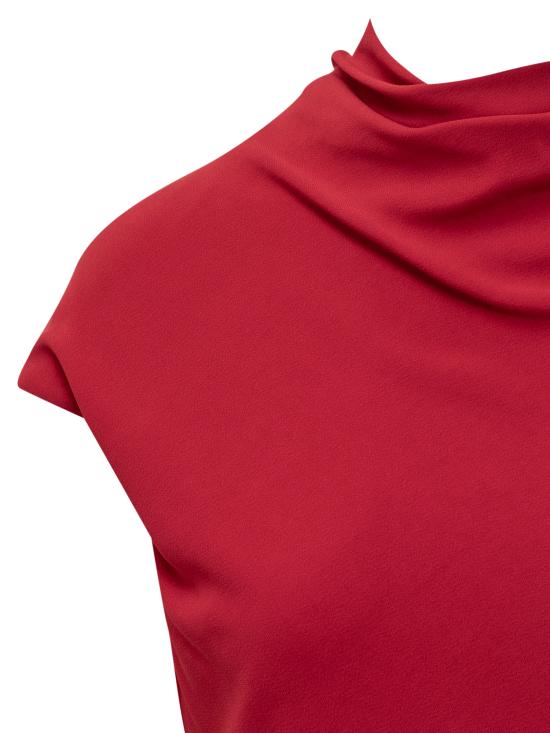  베르사체 숏 원피스 10173071A12265 1RB30 LIPSTICK RED - VERSACE