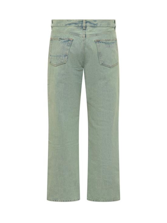  팜앤젤스 데님 팬츠 PMYA040S24DEN001 5103 MINT OFF WHITE - PALM ANGELS