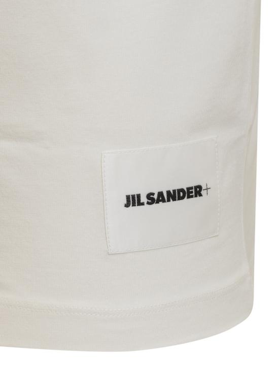  질샌더 반팔 티셔츠 J47GC0001J45048 100 WHITE - JIL SANDER