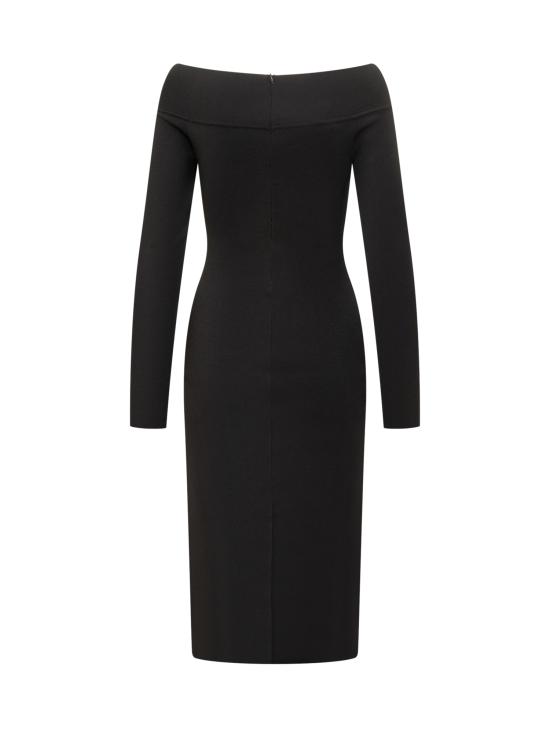 25FW 스텔라 맥카트니 미디 원피스 6K10423S2543 1000 BLACK - STELLA MCCARTNEY