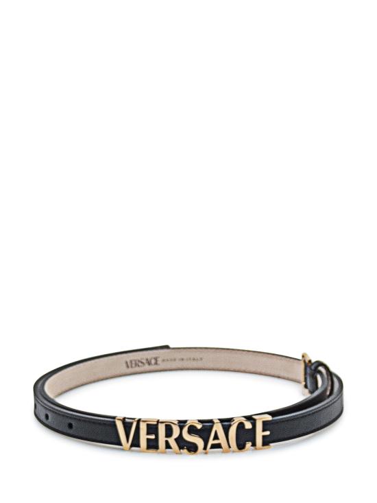 25FW 베르사체 벨트 1019432DV3T 1B00V BLACK VERSACE GOLD