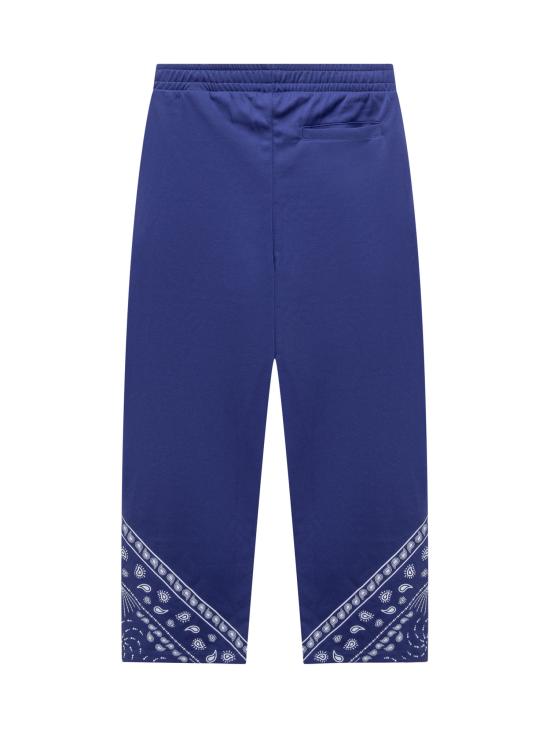  [키즈] 마르셀로 불론 트레이닝/조거 팬츠 CBCJ007F23FAB001 4501 BLUE WHITE - MARCELO BURLON