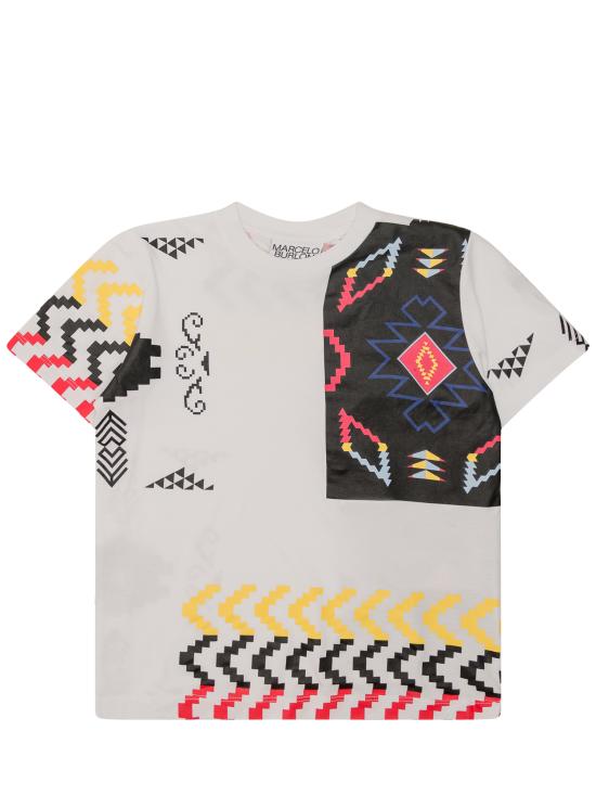  [키즈] 마르셀로 불론 티셔츠 CBAA002F21JER0050184 0184 BIANCO