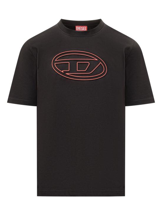 25FW 디젤 반팔 티셔츠 A174020NJBM 9XXA NERO