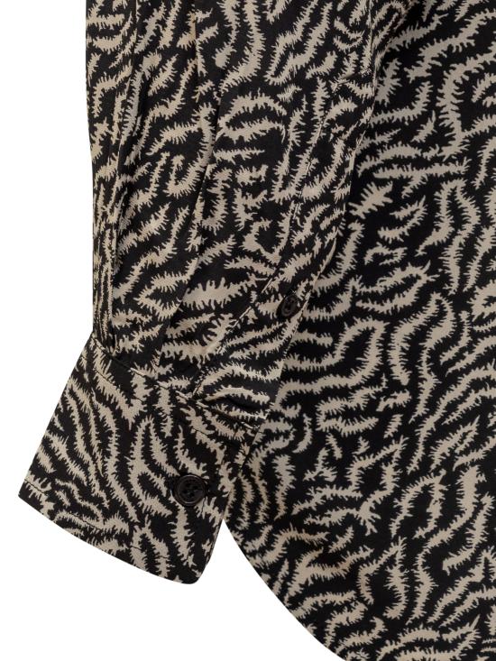 24FW 이자벨마랑에뚜왈 블라우스 24ACH0080FAB3J01E ECBK ECRU BLACK - ISABEL MARANT ETOILE