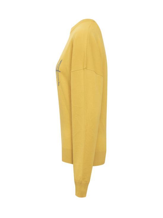  JW앤더슨 스웨터 KW0614YN0008 199 YELLOW GREY MELANGE - JW ANDERSON