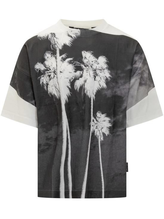 25FW 팜앤젤스 반팔 티셔츠 PMAA10DF25JER001 0310 OFF WHITE