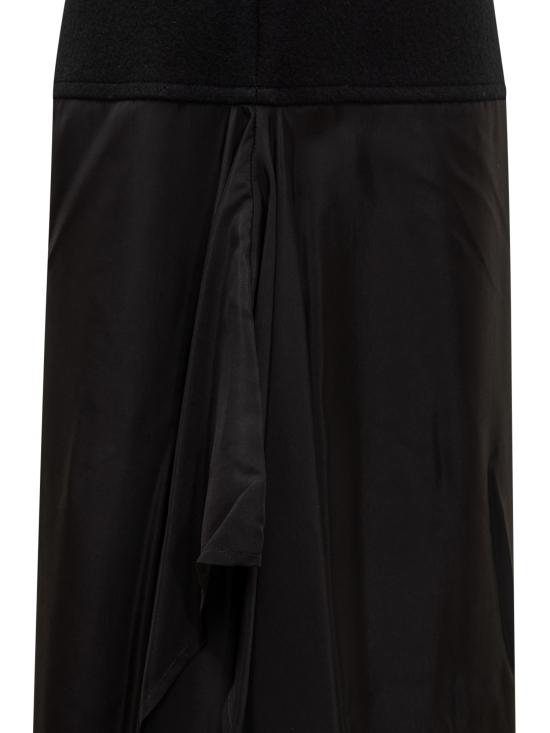  질샌더 미디 스커트 J02MA0233J20050 001 BLACK - JIL SANDER