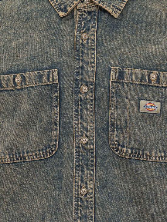 25SS 디키즈 데님 셔츠 DK0A4YF5K581 K581 YELLOW INDIGO - DICKIES