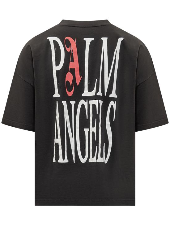 25FW 팜앤젤스 반팔 티셔츠 PMAA10DF25JER002 1084 BLACK MULTICOLOR - PALM ANGELS