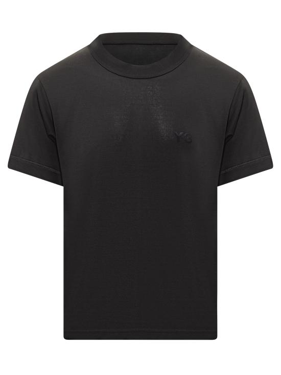 25FW 와이쓰리 반팔 티셔츠 JV6747 BLACK