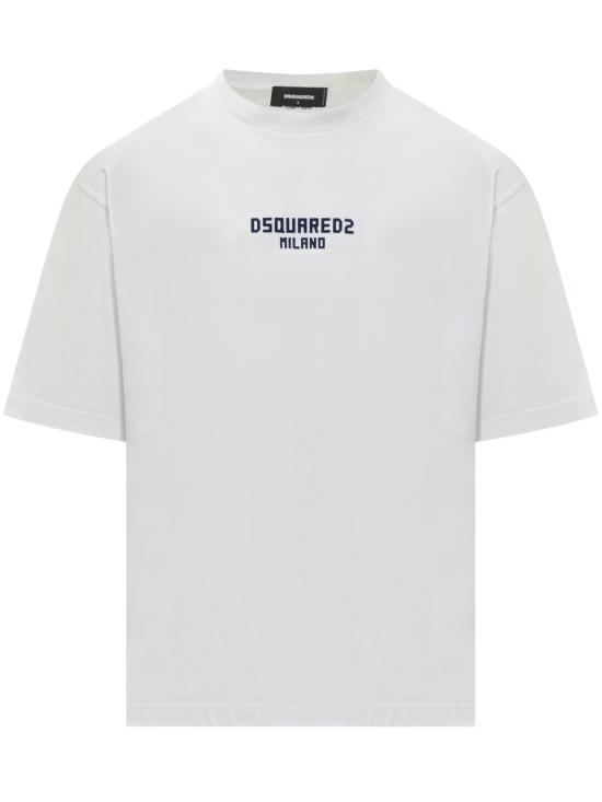 25FW 디스퀘어드2 반팔 티셔츠 S74GD1455D20020 965 WHITE