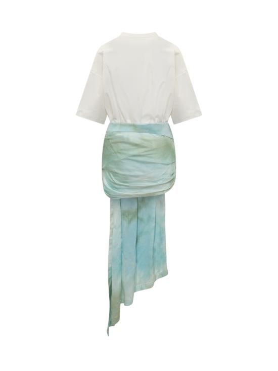  오프화이트 원피스 OWDB464S23FAB001 4037 LIGHT BLUE - OFF WHITE