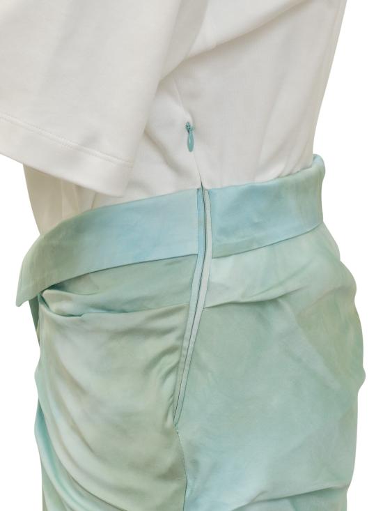  오프화이트 원피스 OWDB464S23FAB001 4037 LIGHT BLUE - OFF WHITE