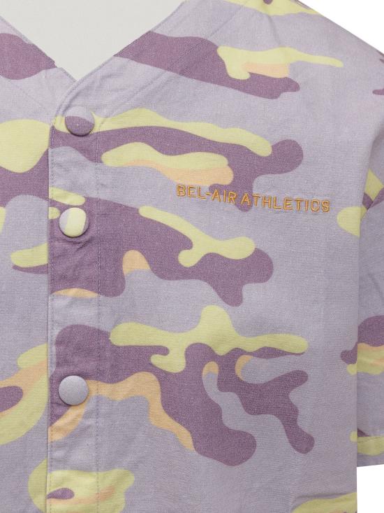  벨 에어 아틀레틱스 반팔 셔츠 32BELE01S226222 70B MIMETICO CAMUFLAGE - BEL AIR ATHLETICS