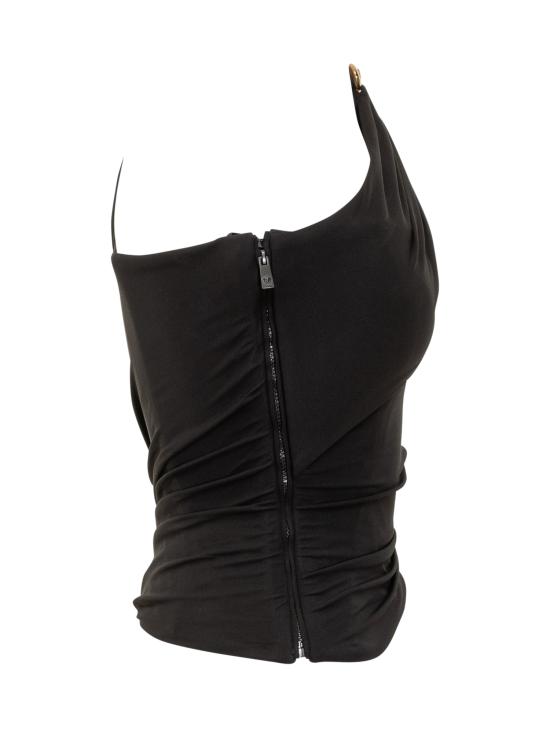 25FW 베르사체 민소매 티셔츠 10208271A14475 1B000 BLACK - VERSACE