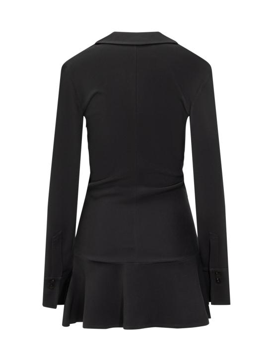 25FW 디 아티코 숏 원피스 251WCA00449ACC001AA 100 BLACK - THE ATTICO