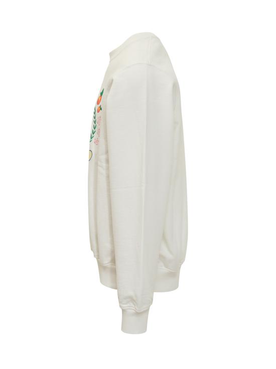 25FW 카사블랑카 긴팔 티셔츠 MPF25JTP293 03 WHITE - CASABLANCA