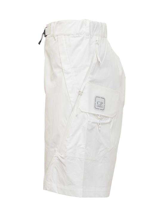  씨피 컴퍼니 숏팬츠 16CLBE031A006450A 101 WHITE - C.P. COMPANY