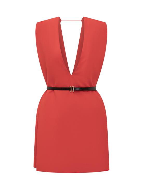 25SS 스포트막스 숏 원피스 2512221143600 002 ROSSO