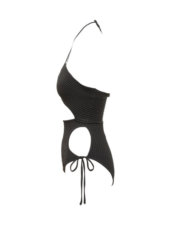  안드레아 아다모 숏 원피스 ADPS23BO05947473 0040473 BLACK - ANDREA ADAMO