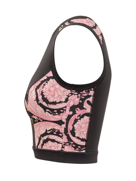  베르사체 민소매 티셔츠 10086821A06654 5P200 ROSA NERO - VERSACE