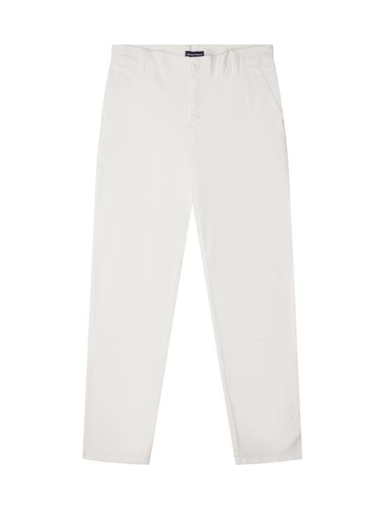  [키즈] 엠포리오 아르마니 트레이닝/조거 팬츠 8N4P604N6YZ 0100 BIANCO OTTICO