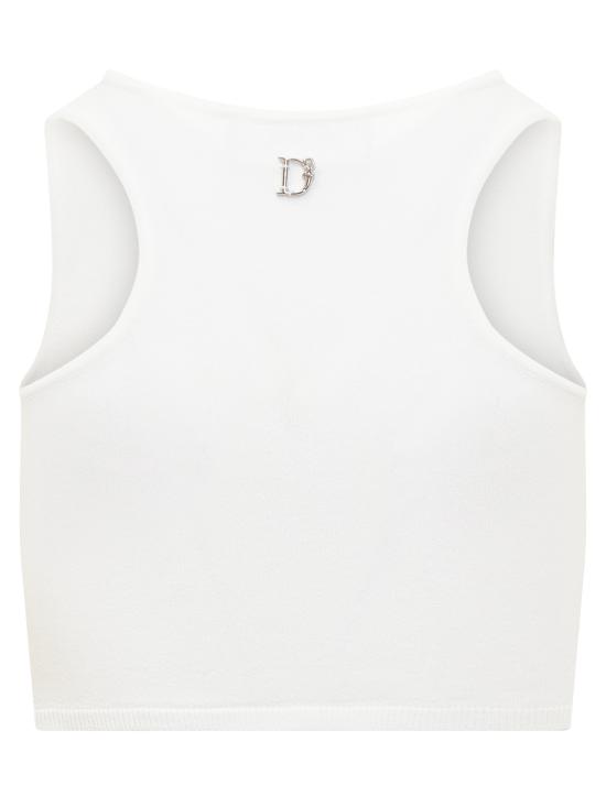  디스퀘어드2 반팔 티셔츠 S72NC1012S18245 100 WHITE - DSQUARED2