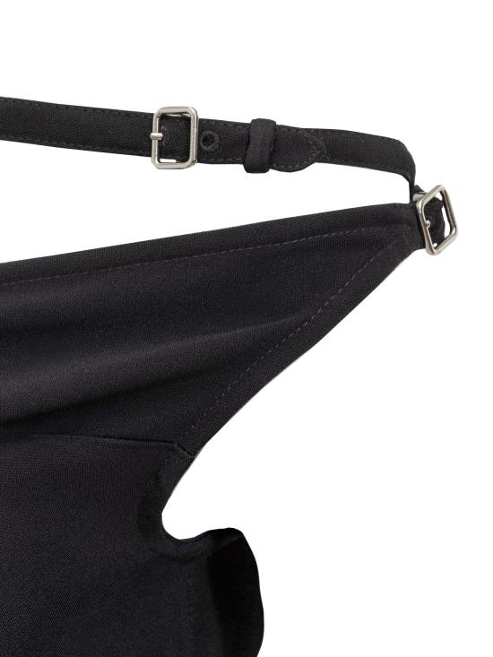  쿠레쥬 숏 원피스 224CRO383VI0013 9999 BLACK - COURREGES