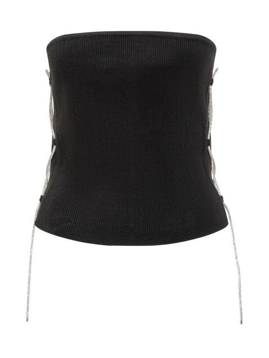  쥬세페 디 모라비토 민소매 티셔츠 PS23214KN79 10 BLACK