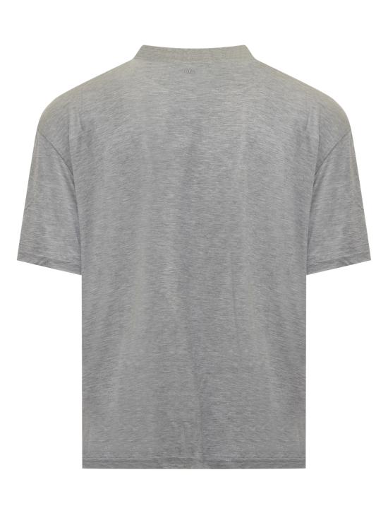25FW 아미 반팔 티셔츠 H25UTS333JE0124 055H25 GRIS CHINE - AMI