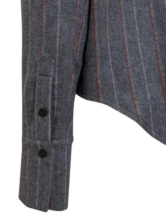  더 마네이 셔츠 W22TMCAMPOSHIRT GREY - THE MANNEI