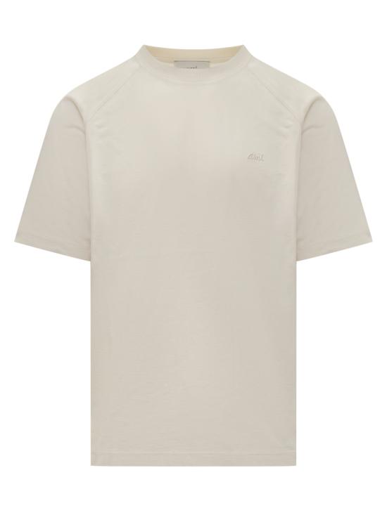 25FW 아미 반팔 티셔츠 H25UTS334JE0172 185H25 IVOIRE