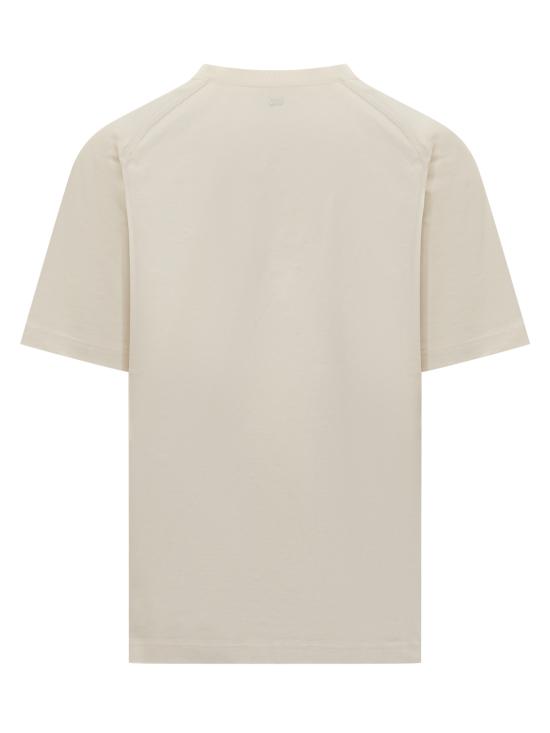 25FW 아미 반팔 티셔츠 H25UTS334JE0172 185H25 IVOIRE - AMI