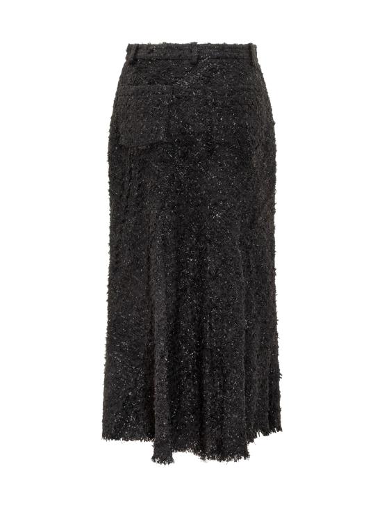 25FW 이로 롱 스커트 25WWP31SAMDEN BLA0125W BLACK - IRO