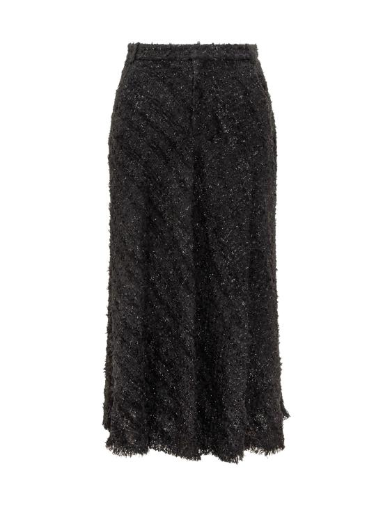 25FW 이로 롱 스커트 25WWP31SAMDEN BLA0125W BLACK