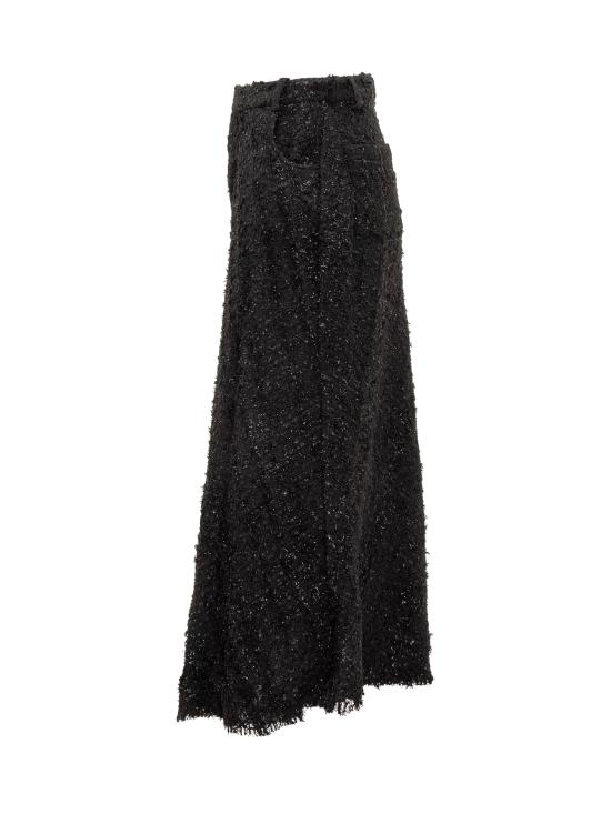 25FW 이로 롱 스커트 25WWP31SAMDEN BLA0125W BLACK - IRO