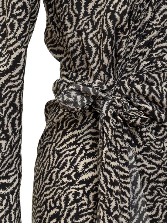 24FW 이자벨마랑에뚜왈 원피스 24ARO0015FBB3J01E ECBK ECRU BLACK - ISABEL MARANT ETOILE